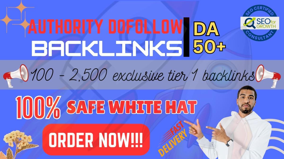 I will boost your ranking with backlinks Tier 1 Dofollow SEO backlinks, Web 2.0 website