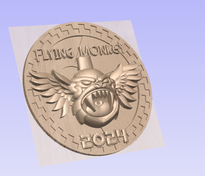 I will do 3d coin design 3d bas relief stl 3d laser engraving 3dprinting 3d crn design