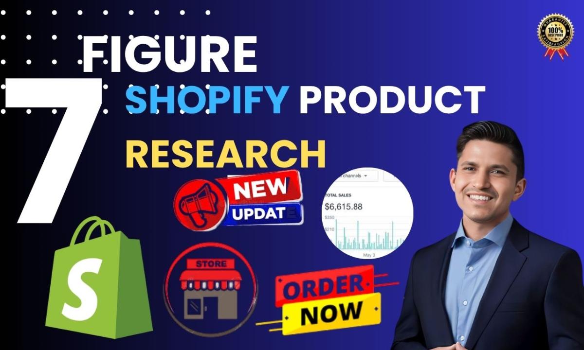 I will do product research Amazon business dropshipping product Shopify expert