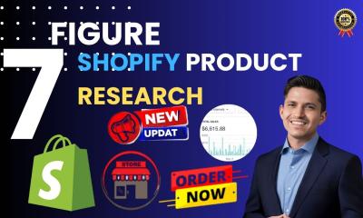 I will do product research Amazon business dropshipping product Shopify expert