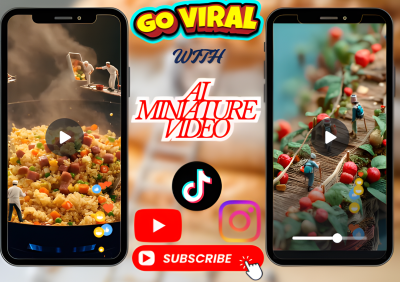 I will do viral AI Minichef, AI Miniworkers, Video AI, Product Videos, AI Miniature Worker