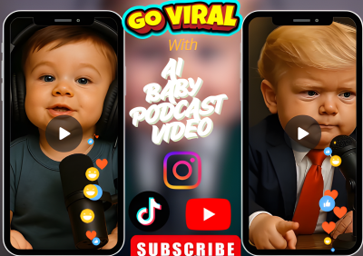 I will viral ai baby video podcast baby talking podcast talking avatar ai podcast
