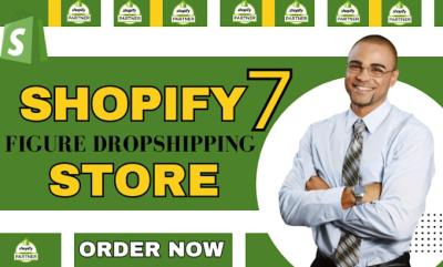 I Will Create a Branded 7 Figure Shopify Dropshipping Store High Converting Website