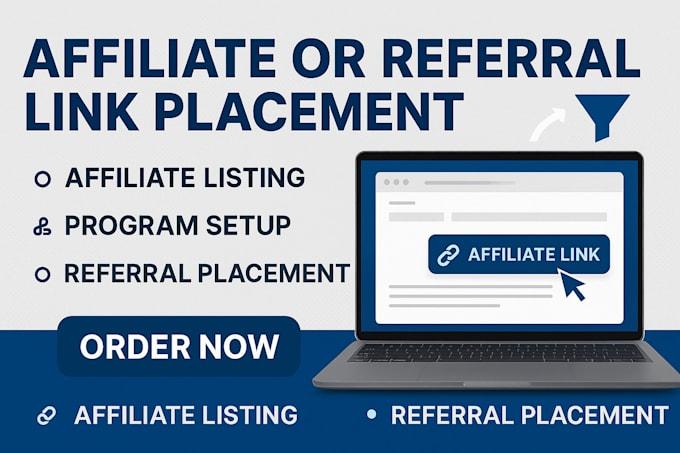 I will do affiliate referral link promotion affiliate recruitment link promotion