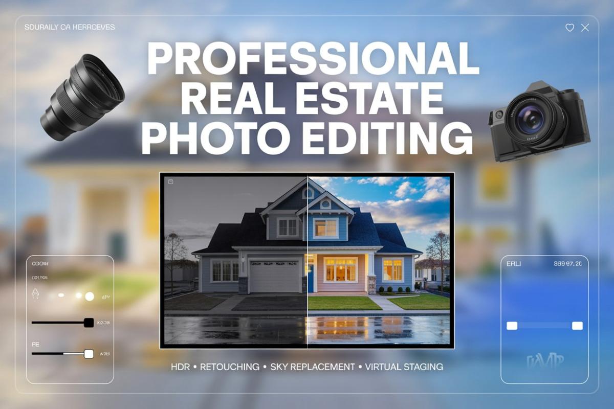 I will professionally enhance and retouch real estate photos in high quality