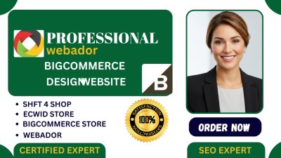 I Will Build and Redesign Webador, Ewid Shift4Shop, and BigCommerce Websites