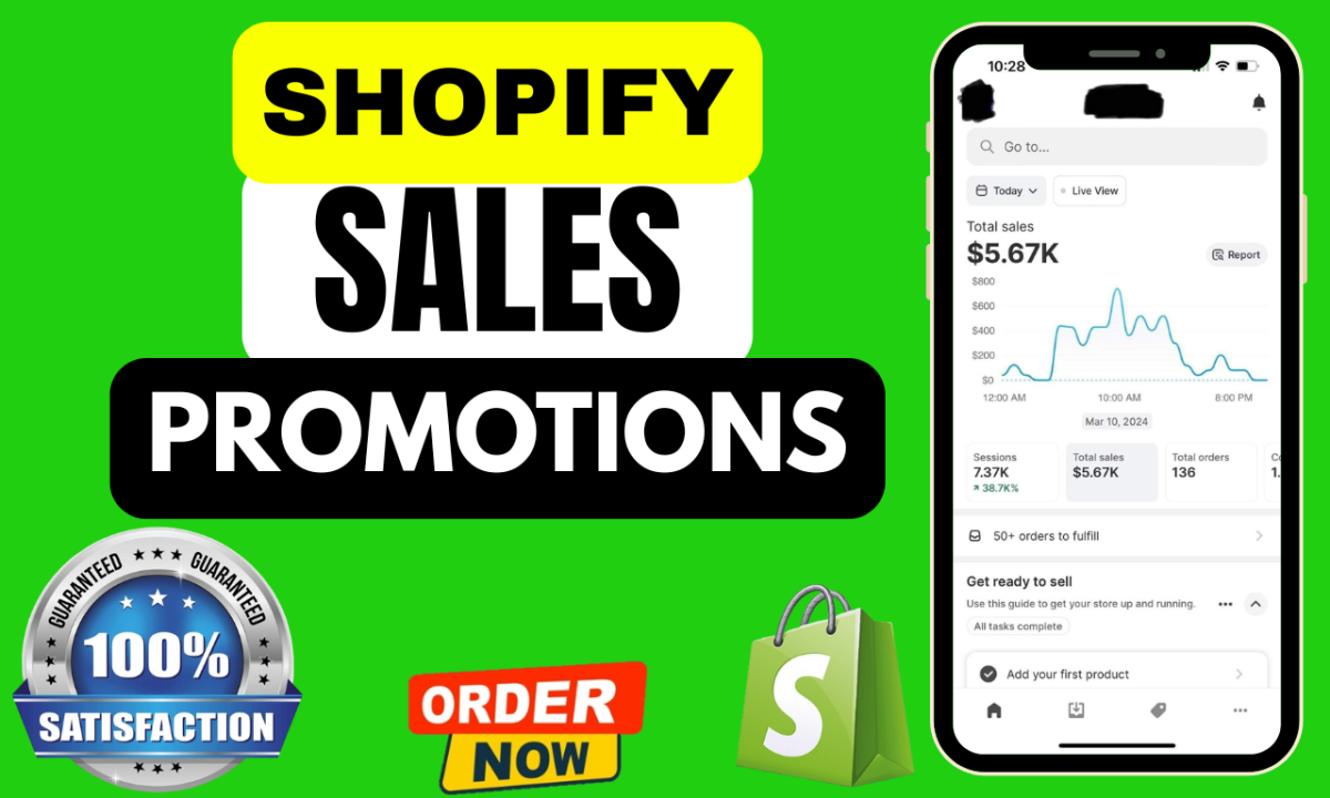 I Will Setup Shopify Marketing, Ecommerce Sale, and Boost Shopify Sales