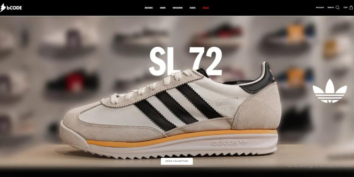 I will design Shopify sneaker store, sneaker website, sneaker reselling website