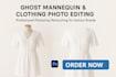 I will professional ghost mannequin and clothing photo editing with perfect alignment