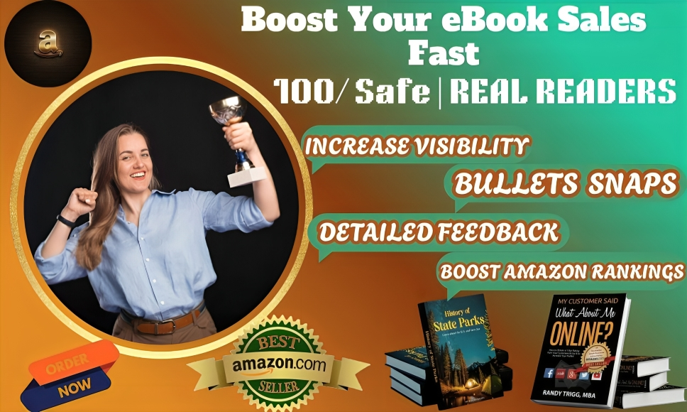 I will deliver quality pubby snaps that attract Amazon reader response