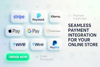 I will integrate Stripe, Google Pay, Apple Pay, Klarna, SEPA, and Paystack Payment Gateways