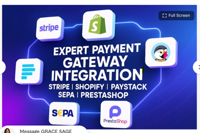 I will do Stripe Payment, Shopify Expert Payment Integration SEPA, Paystack, PrestaShop