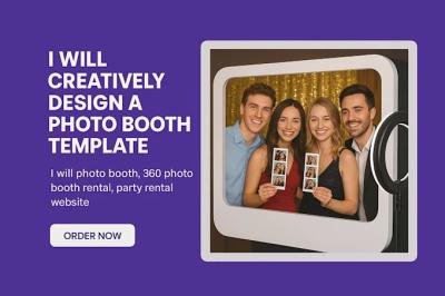 I Will Build a Photo Booth Website, 360 Booth Rental, or Party Rental Website