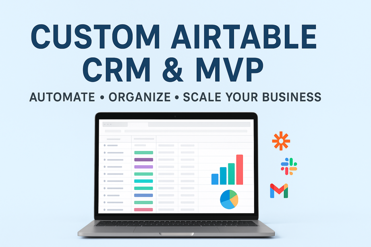 I will build a powerful Airtable CRM or MVP for your business