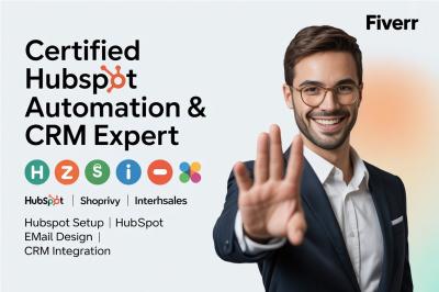I will setup HubSpot Automation Email Workflow CRM Integration