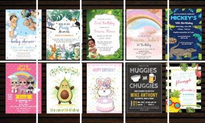 I will design greeting cards, movie posters, invitation cards, party posters, flyer posters