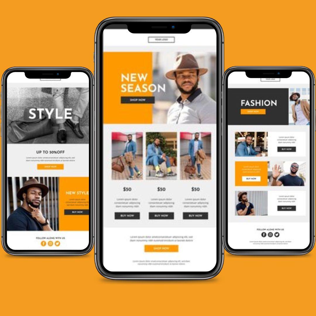 I will design editable Canva, Brevo, Figma, Klaviyo, Mailchimp email newsletter templates