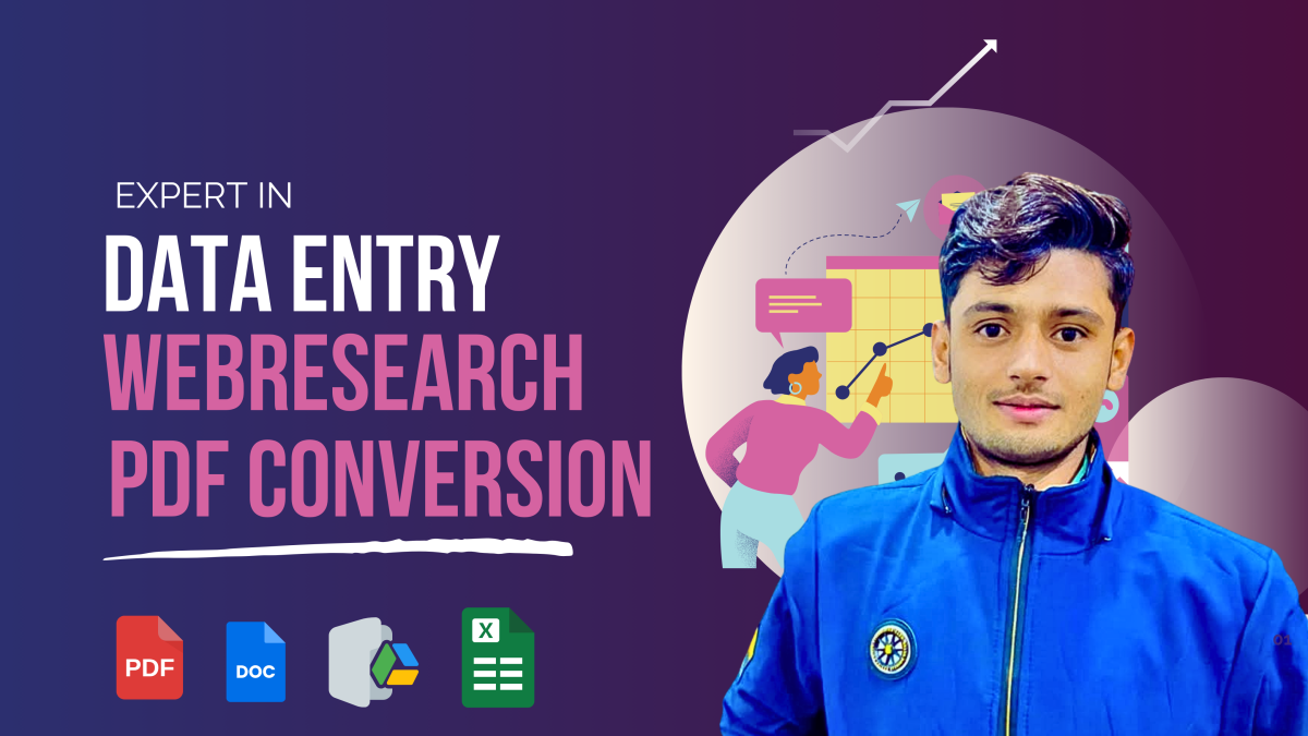 I will do Excel Data Entry and Web Research, Admin Support, Emails