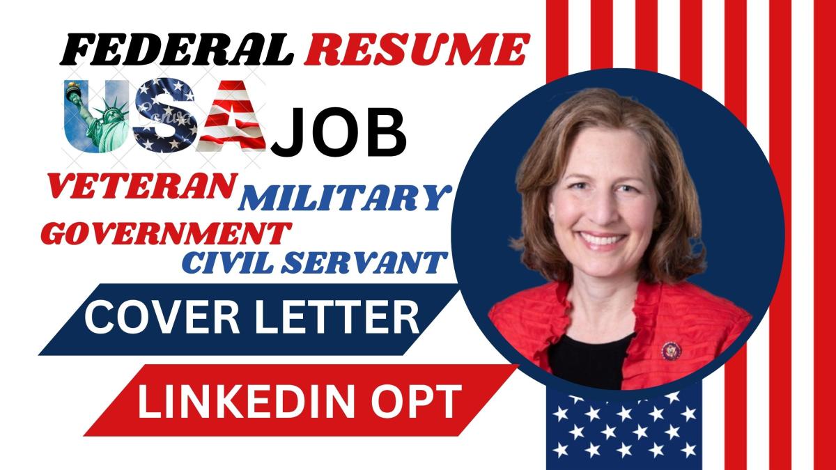 I will write federal resume, USAJOBS, military, veteran executive