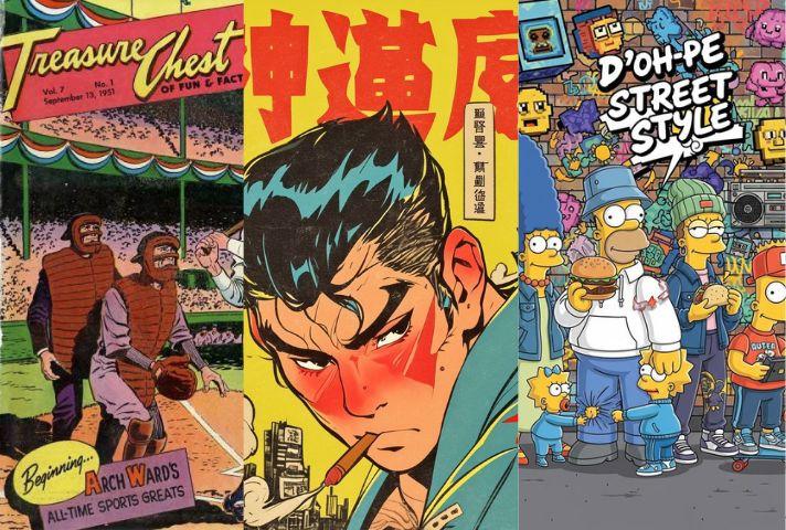 I will draw retro comic book, vintage poster illustration, retro pop art deco wall arts