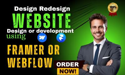 I will create customize Webflow website with expert Webflow developer Figma Webflow