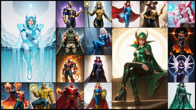 I will design superhero comic cover art or action scene in Marvel DC style