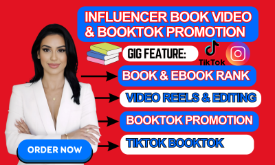 I will do promotional video on BookTok TikTok KDP Book Ebook Marketing BookTok Video
