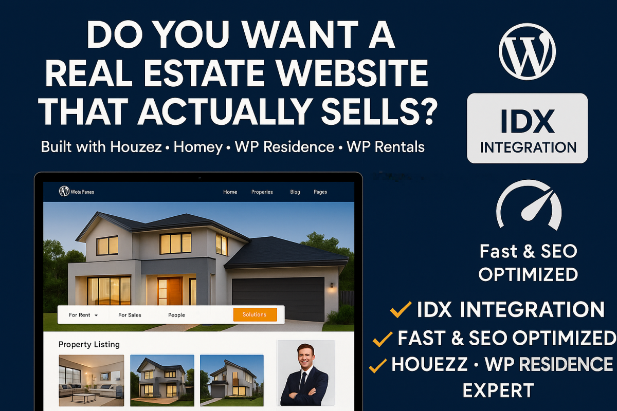 Build a Real Estate Website Using Houzez, Homey, WP Rentals, or WP Residence IDX Site