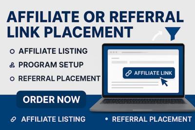 I will do affiliate referral link promotion affiliate recruitment link promotion