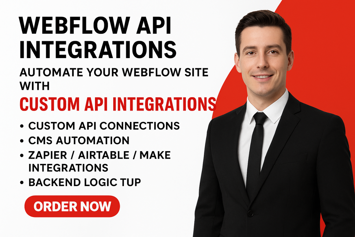 I Will Build Custom Webflow API Integrations for Your Website