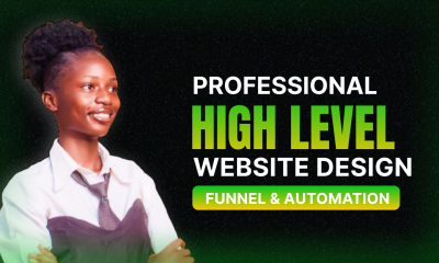 I will build Gohighlevel website, GHL workflow automation, Gohighlevel expert