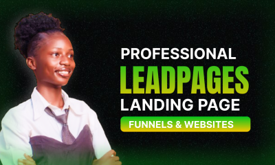 I will build your Leadpages landing page, automation expert