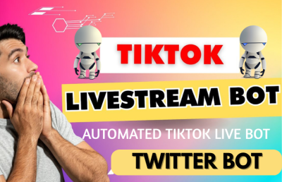 I will build Cruixie TikTok Streaming Bot, Twitter Bot, Social Media Automation Bot