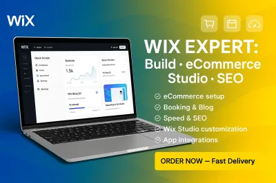 I will build, design, redesign Wix website & Wix eCommerce store, revamp Wix, booking Wix