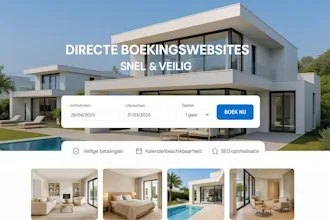 I will ontwerp een website voor directe boekingen voor vakantieverhuur en kortetermijnverhuur