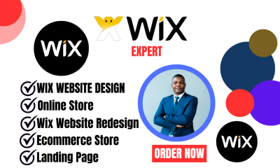 I will build Wix website design Wix website redesign Wix developer