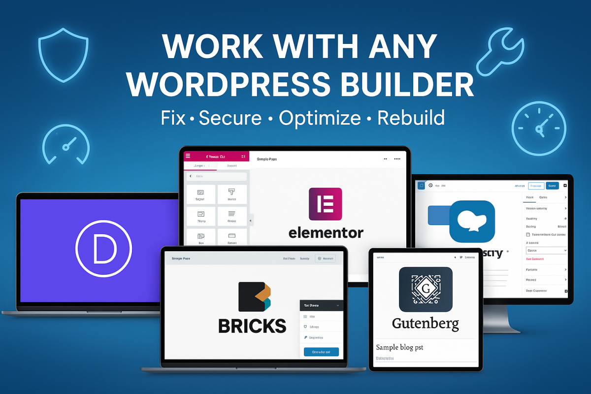 I will urgently fix WordPress errors, troubleshoot and repair your website in 24h Divi