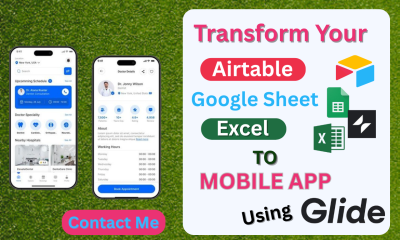 I will build client portal, CRM, or web app using Glide, Softr, and Airtable