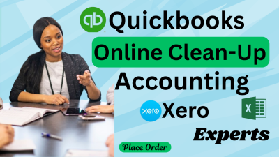 I Will Do Accounting Setup and Clean Up Bookkeeping Using QuickBooks Online and Xero