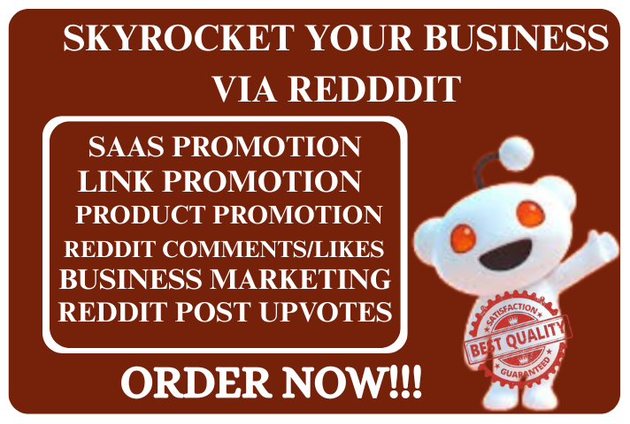 I will do fast delivery Reddit post upvote and comment for AI crypto SaaS store product
