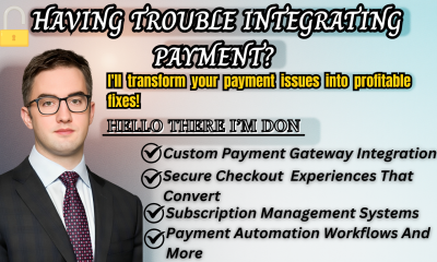 I will integrate Stripe, PayPal, and payment gateways into your website or app