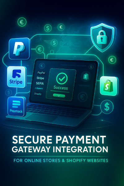 I will do Stripe Payment, Paystack, Payment Integration, SEPA, Shopify Expert, PrestaShop