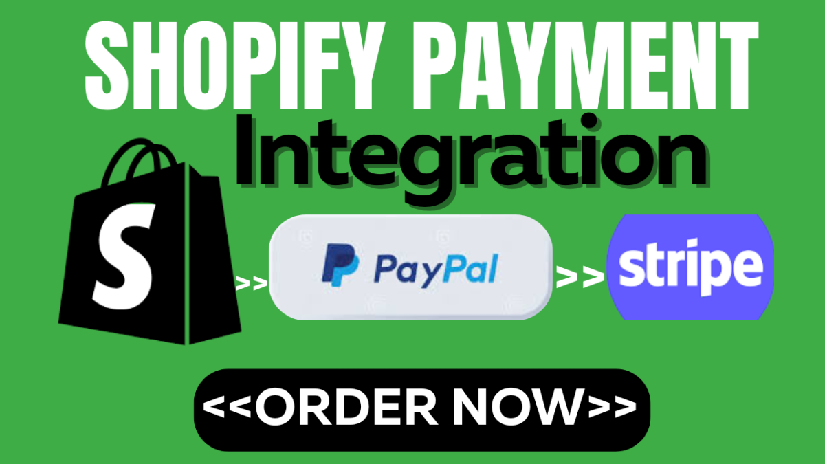 I will integrate verified Shopify payment gateway, Stripe, PayPal, Wise, Square