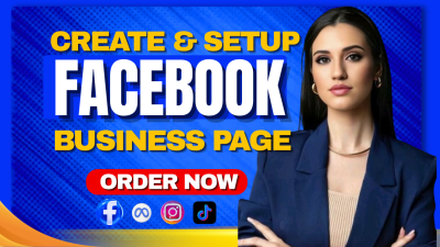 I will create and setup Facebook Business Page, Social Media Accounts Setup