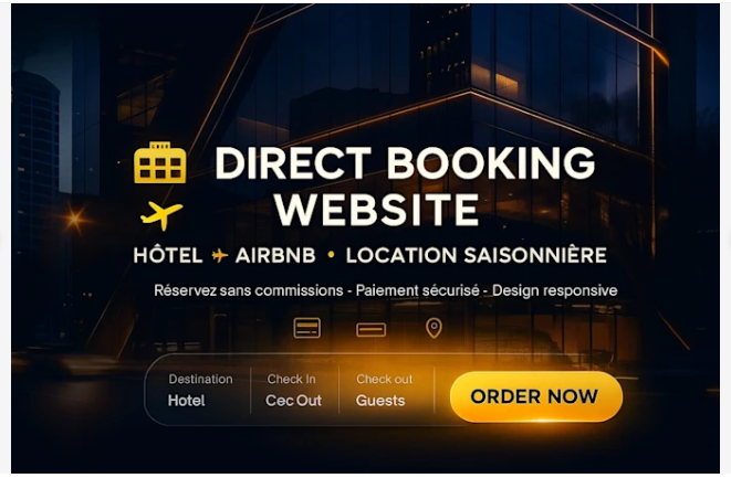 Créer un site de réservation directe pour hôtel, location saisonnière ou Airbnb
