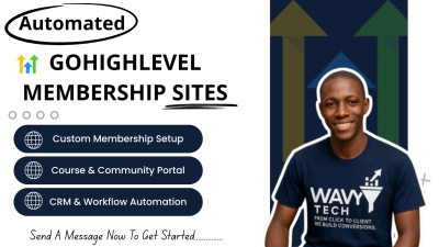 I will build and automate your GoHighLevel membership website and course portal