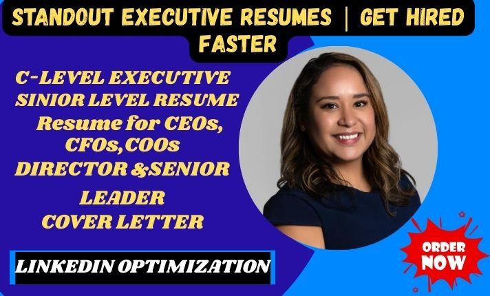 I will write federal executive resume, CV design, cover letter, LinkedIn optimization