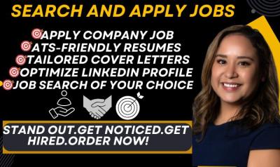 I will guide your job search with resume writing, cover letter, application help