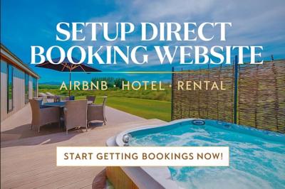 I will setup direct booking hotel booking rental website VRBO short term rental Airbnb