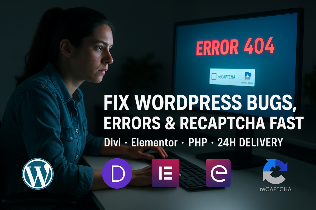 I will urgently fix WordPress errors, troubleshoot and repair your website in 24h Divi